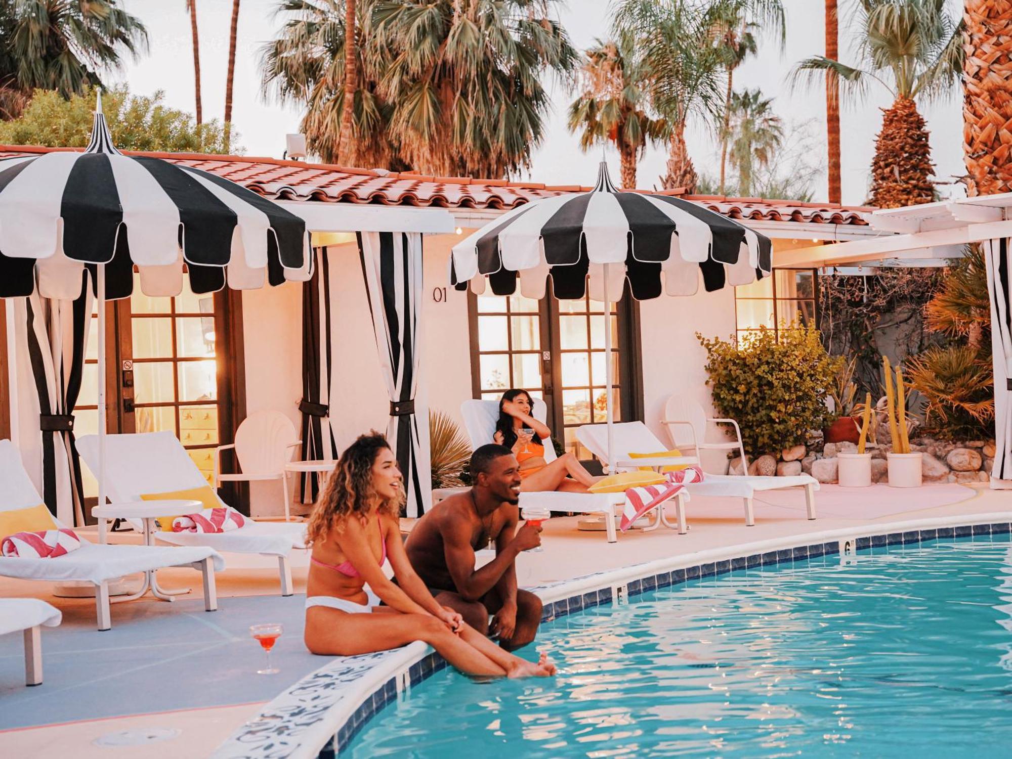Отель Natural Palm Springs Escape Poolside Plus Downtown Экстерьер фото