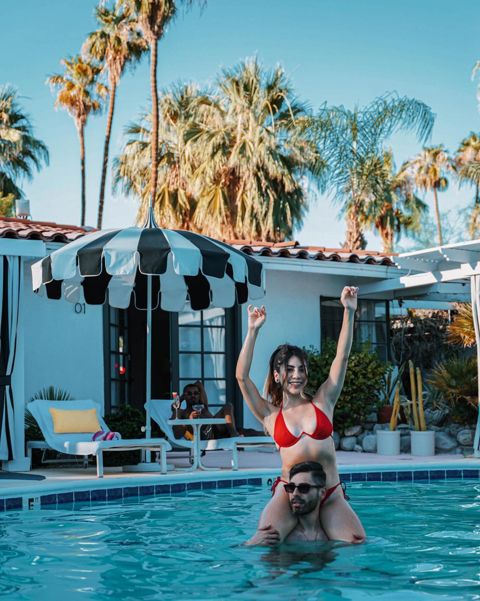 Отель Natural Palm Springs Escape Poolside Plus Downtown Экстерьер фото