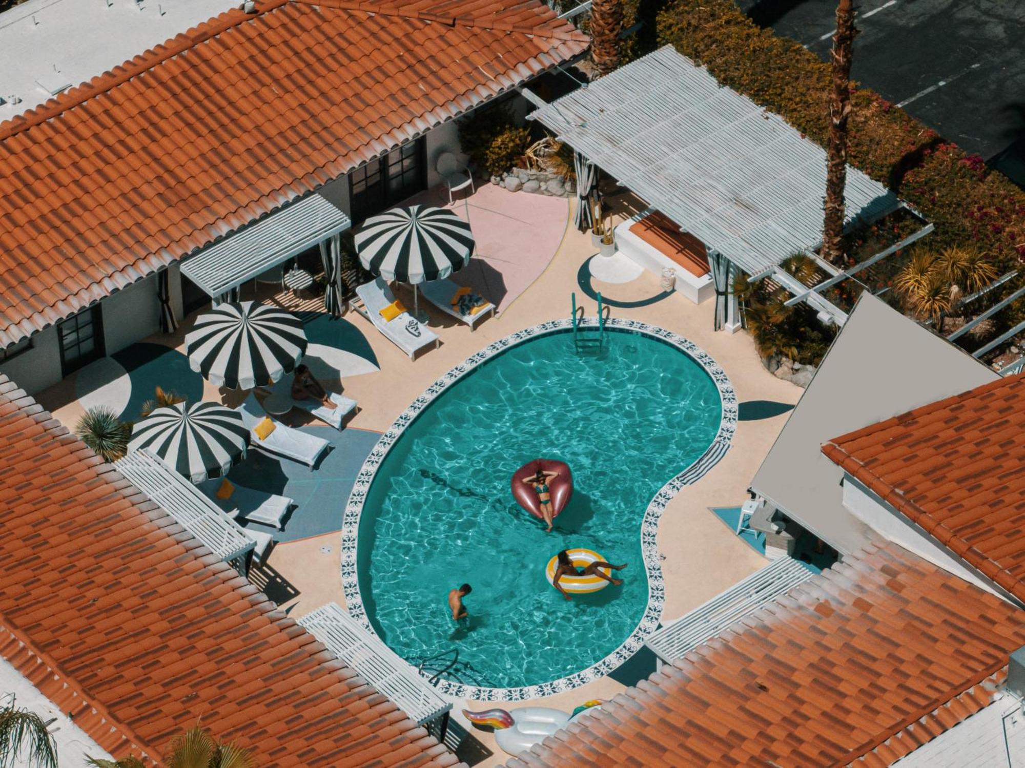 Отель Natural Palm Springs Escape Poolside Plus Downtown Экстерьер фото